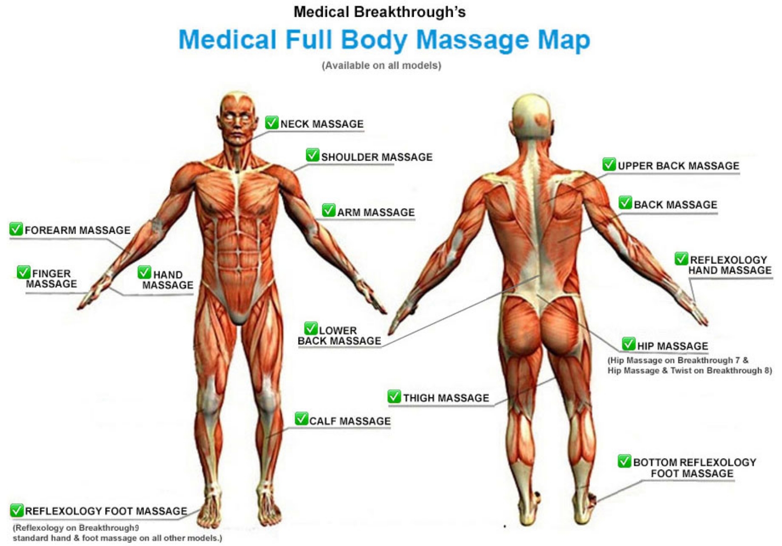 medical breakthrough medical full body massage map