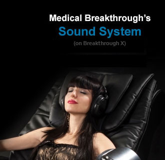 medical breackthrough massage chair music system
