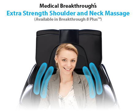 medical breakthrough massage chair extra strengh shoulder and neck massgae